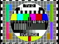 SVT TV2 testbild + klocka 1988 (Sweden) SVT TV2 testbild + klocka 1988 (Sweden)