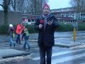 Piet Paulusma geschept door auto Piet Paulusma geschept door auto