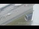 United Airlines Boeing 747 Takeoff from Frankfurt in Rain