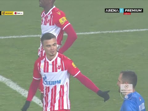 FK Crvena Zvezda Belgrad 2-1 FK Novi Pazar :: Videos 