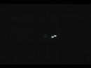 Night shot of a plane.