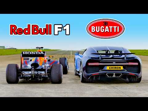 Bugatti Chiron vs F1: frente a frente