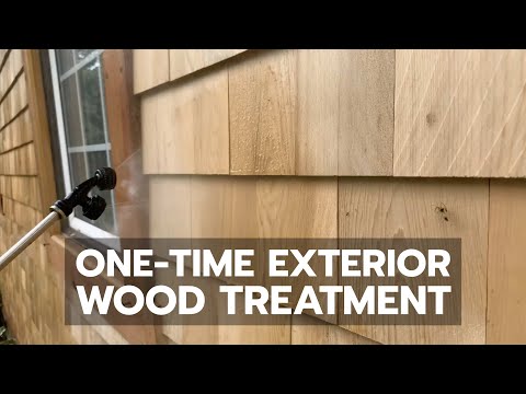 how to treat outdoor wood