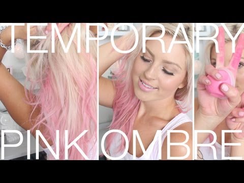 how to dye pink ombre hair