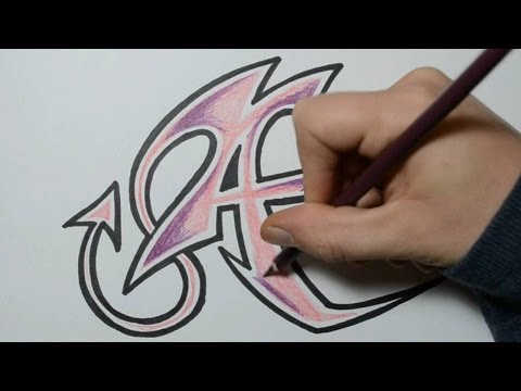 how to draw an i in graffiti letters