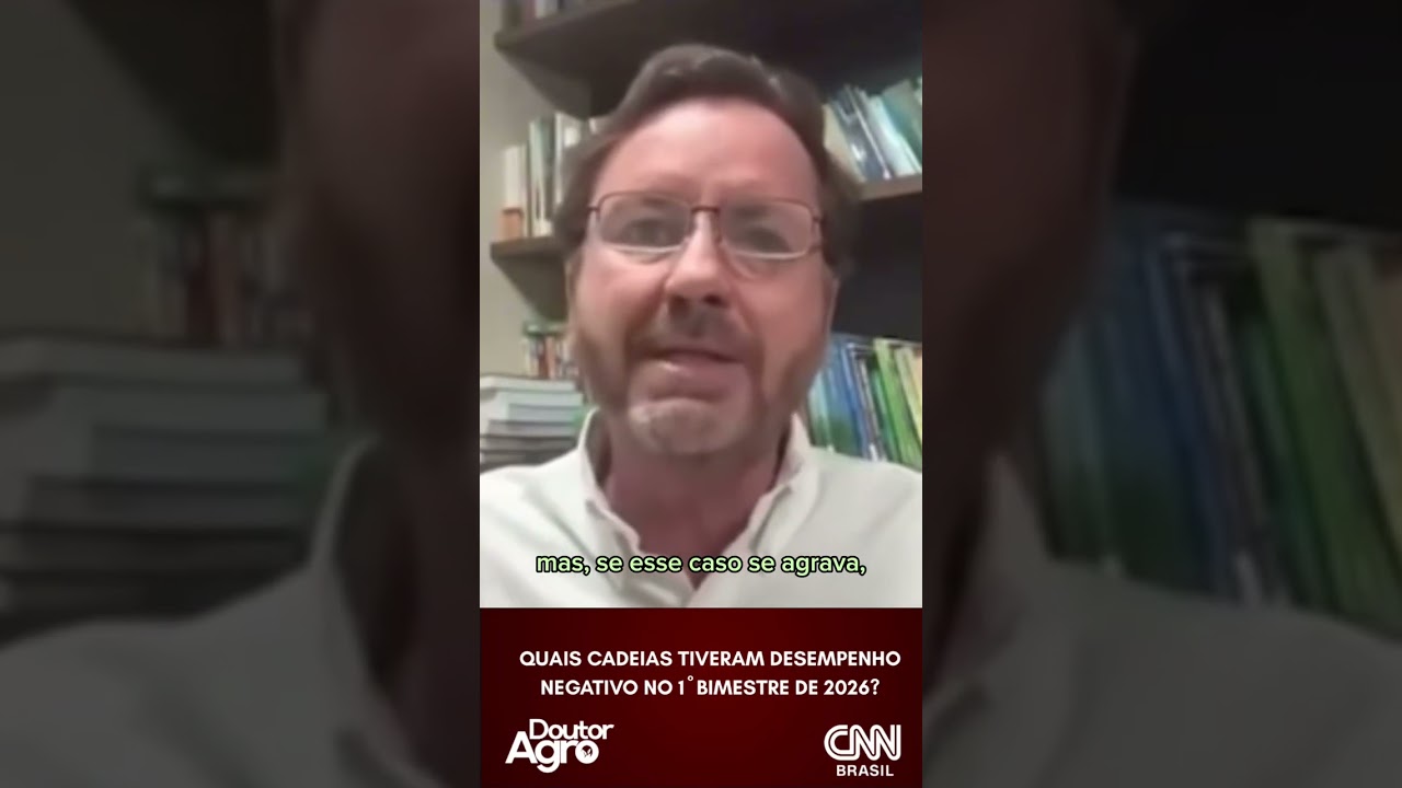 Quais cadeias tiveram desempenho negativo no 1º bimestre de 2026