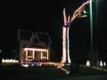 Chrstmas lights set to music from Christmas Vacaction