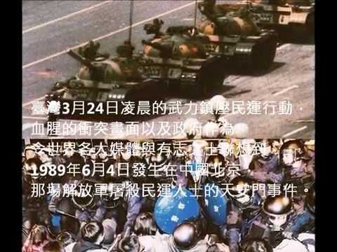 太陽花學運-三二四鎮壓 / 臺灣 / 20140324 (自由花)