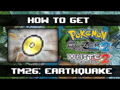 how to get tm earthquake in pokemon black