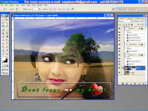 Telugu Photoshop Creative 3-09676204179 DESIGN - YouTube