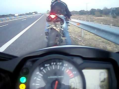 gsxr 1000 acceleration (200-300 in 6 sec)