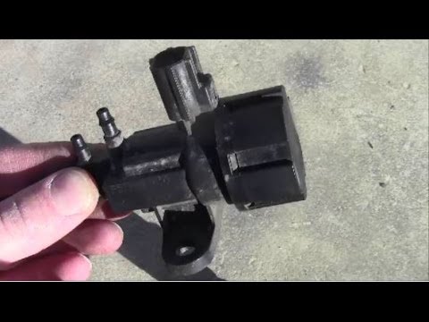 how to adjust egr vacuum solenoid