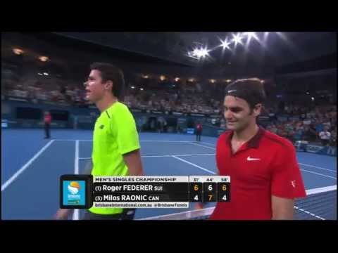 roger - Highlights of the 2015 Brisbane International final between Roger Federer and Milos Raonic.
