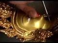 Painting of a Tibetan Buddha statue - www.Buddhafiguren.de