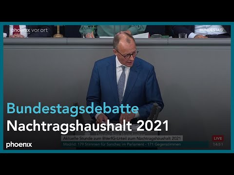 Aktuelle Stunde: BVerfG-Urteil zum Nachtragshaushalt 2021 am 16.11.23 / Debatte im Deutschen Bundestag