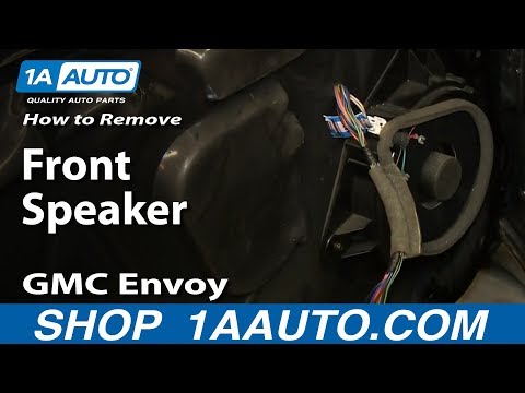 How To Remove Install Replace Front Speaker GMC Envoy