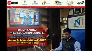ASIAN ACHIEVER AWARD | Best Skill Development Education Providing Board