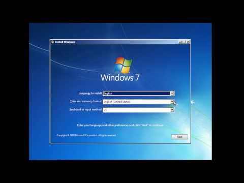 how to reformat windows 7