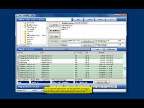 how to locate duplicate photos