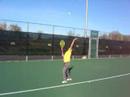 TENNIS: textbook serve by 11 yr old MIKHAIL CENON