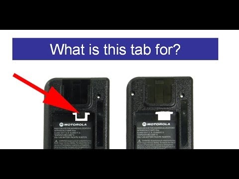 how to remove the battery from a motorola minitor v