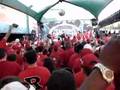 RU President leading chant at Insight.com Bowl