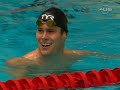 2008, stockholm, sweden, fina, swimming world cup, american peter marshall beats out backstroke champ randall bal and breaks ryan lochtes former world record in the mens 100m backstroke at 49.94 seconds. (universal sport, universalsports.com)
