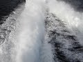 Water jets at back of catamaran, Sognefjorden, Norway Water jets at back of catamaran, Sognefjorden, Norway