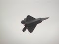 F22 Raptor practice for the cancelled RIAT 11/7/08