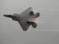 F22 Raptor practice for the cancelled RIAT 11/7/08