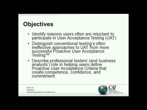 how to perform user acceptance testing