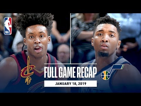 Video: Full Game Recap: Cavaliers vs Jazz | Mitchell & Gobert Lead Utah