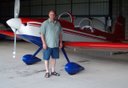 Flying in the Real RV8 (Tail Dragger version) plus the Model