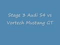 Stage 3 Audi S4 vs Vortech Mustang GT