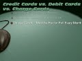 Credit Cards vs. Debit Cards vs. Charge Cards