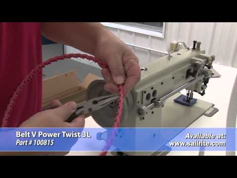 how to find v belt length