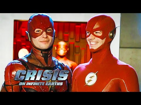 Crisis On Infinite Earths Ezra Miller Cameo Scene and Justice League Flash Movie Breakdown