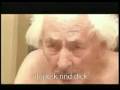 I don't even know where to begin. Don't watch this if you're scared of getting old and senile. Personally, this guy is my hero. If I make it to 80 I'll...