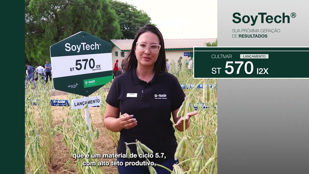 ST 570 I2X SoyTech®: alto potencial produtivo para abertura e fechamento de plantio |