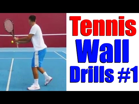how to practice tennis by yourself