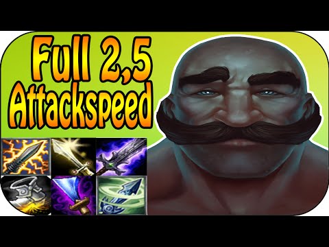 Full 2,5 Attackspeed only - BroPower Braum Top Gameplay