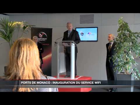 Inauguration d'un accès Wifi dans les Ports de Monaco