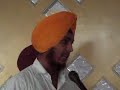 Speech When Khalsa Action Committee Was To Be Formed