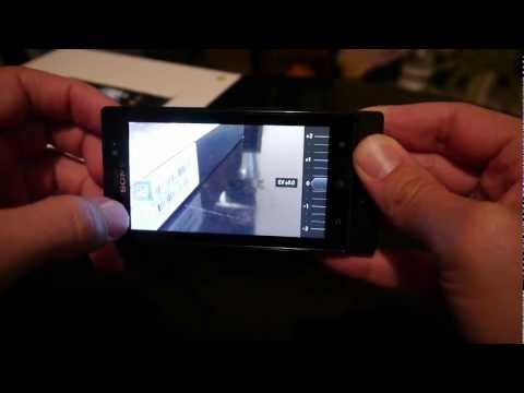 how to use the camera on the sony xperia u