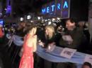 accidental husband premier showing in london with scarlet (aka natassia malthe) arriving