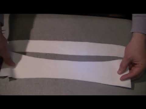 how to attach running number to t-shirt