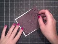 WMW Sympathy Card Clear Stamping