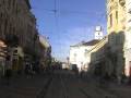 Miskolc downtown by tram