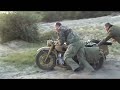 Wolfsschanze 2007 part I - M72 BMW mud in desert,