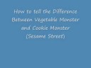 Vegtable Monster and Cookie Monster